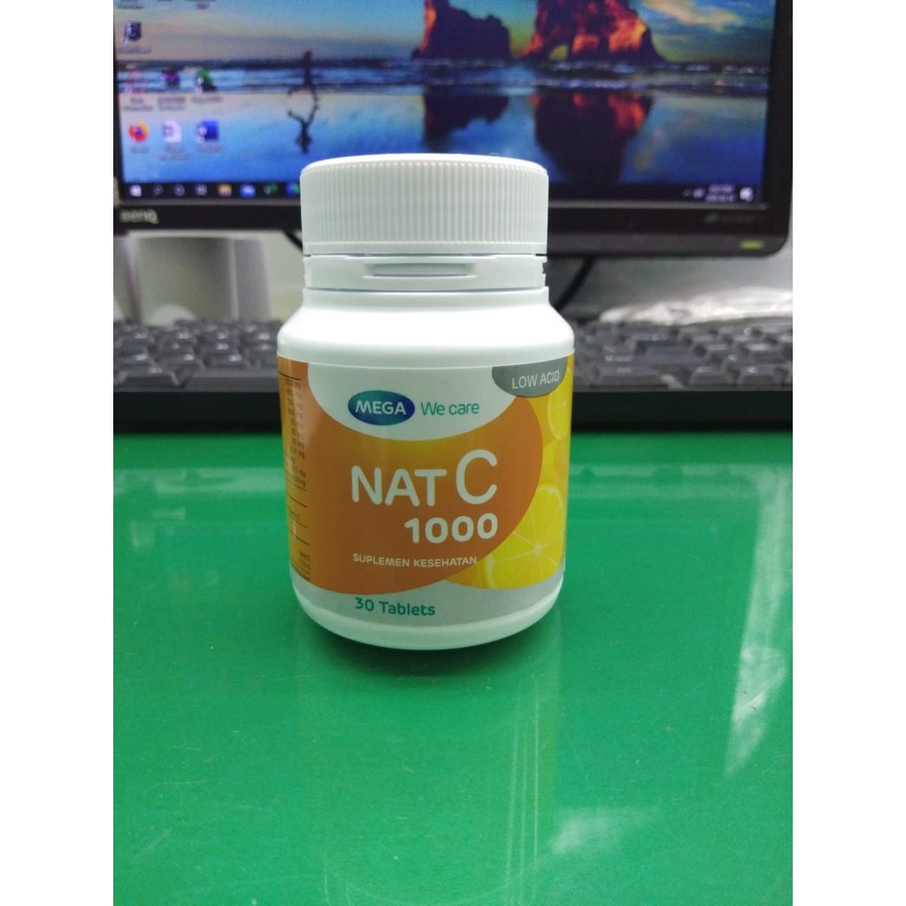 Jual MEGA WE CARE NAT C 1000 MENINGKATKAN DAYA TAHAN TUBUH ISI 30 ...