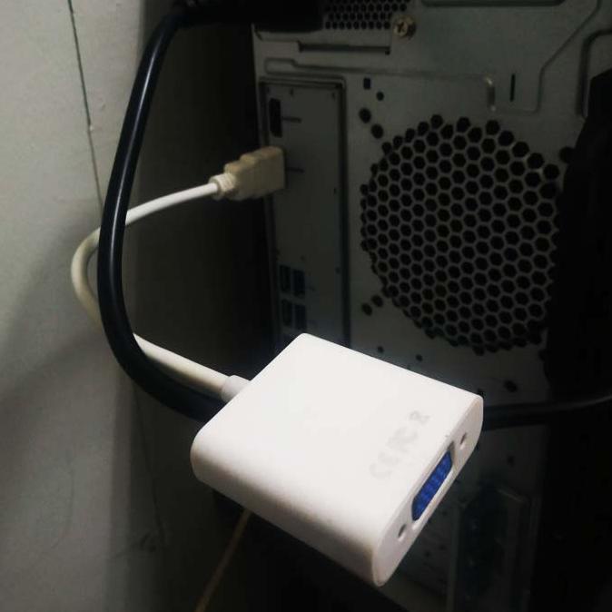 Jual Oke Price.. KABEL ADAPTER HDMI KE VGA FEMALE LAPTOP TV MONITOR ...