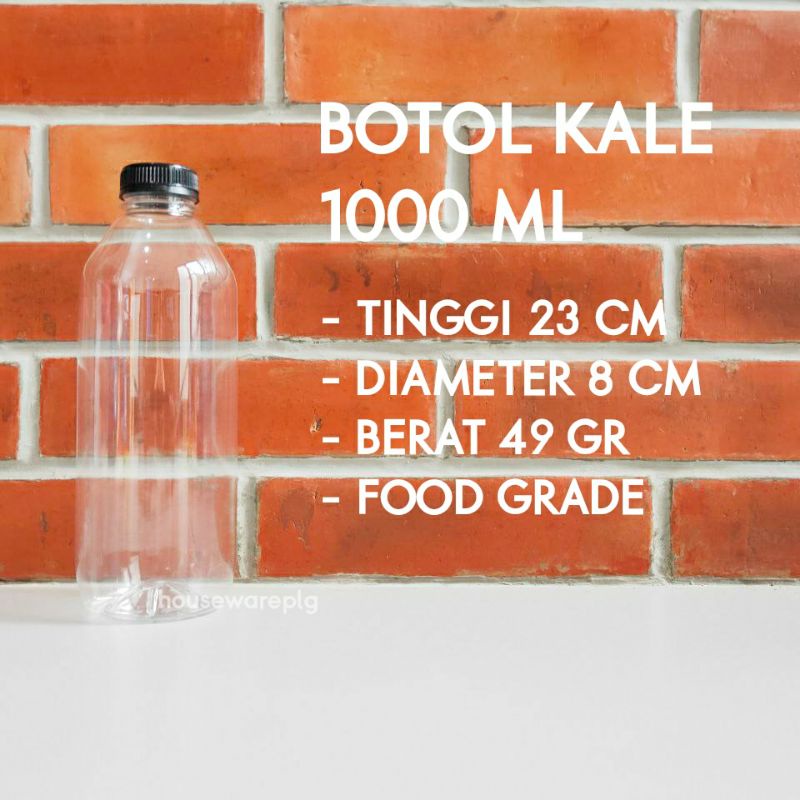 Jual Botol Kale Liter Botol Kale Tebal Liter Botol Plastik Ml Botol Plastik L