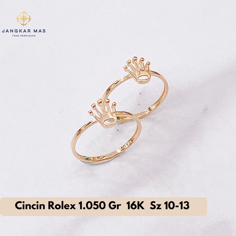 Cincin Emas Rolex 1.050 Gr Rolex Ring