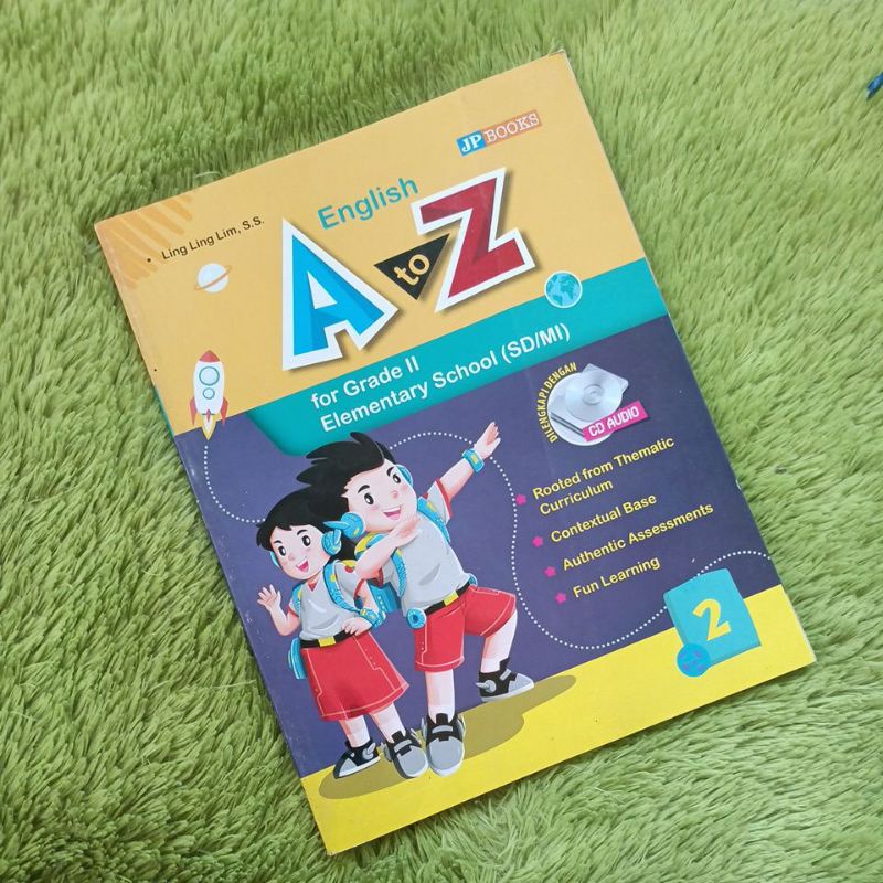 Jual ORIGINAL BUKU BAHASA INGGRIS ENGLISH A TO Z KELAS 2 SD | Shopee ...