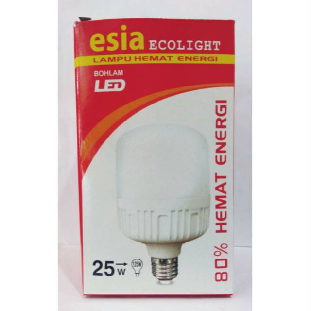 Jual LAMPU LED 25 WATT ESIA /LAMPU LED MURAH 25WATT/LAMPU LED KAPSUL ...