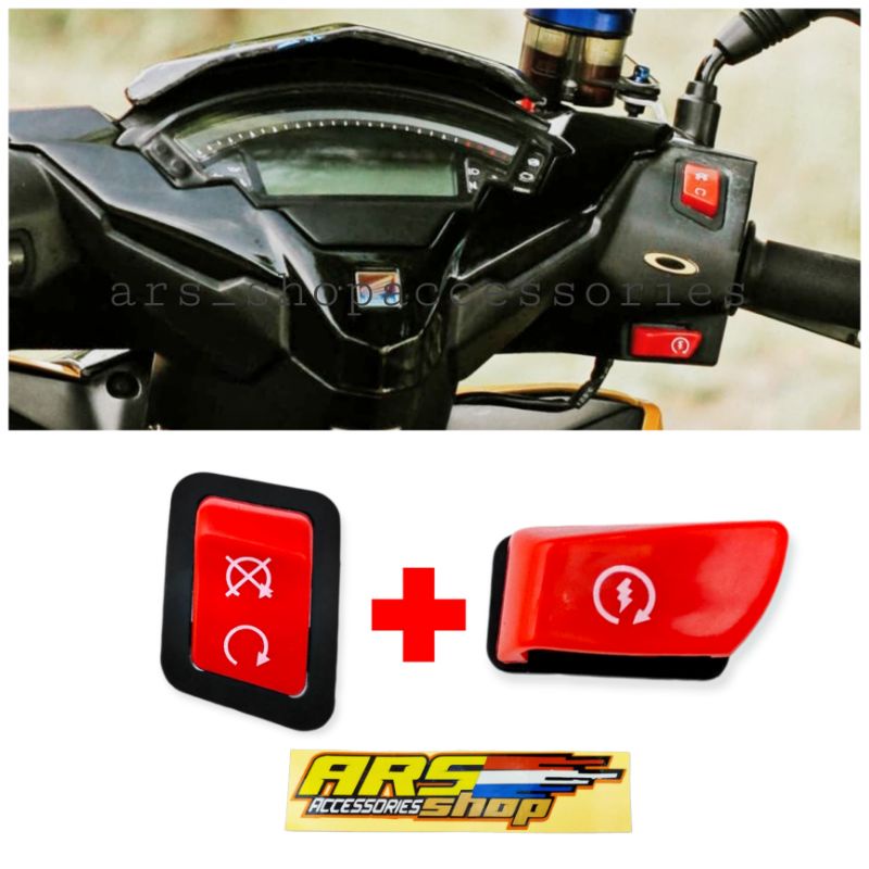 Jual Saklar Idling stop system + saklar starter merah Vietnam Honda