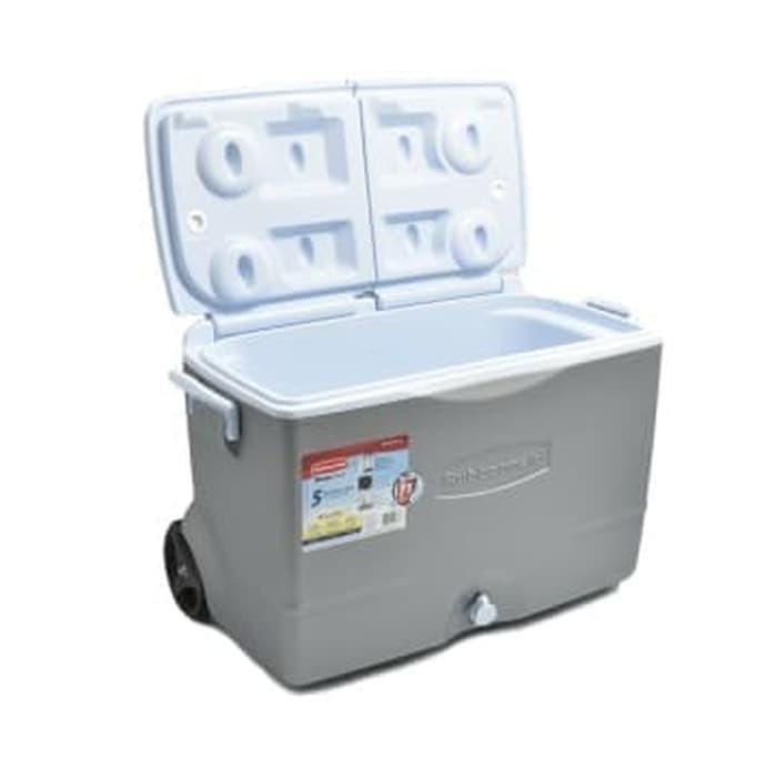 Jual box pendingin cooler box rubbermaid dengan roda 47 liter bn17