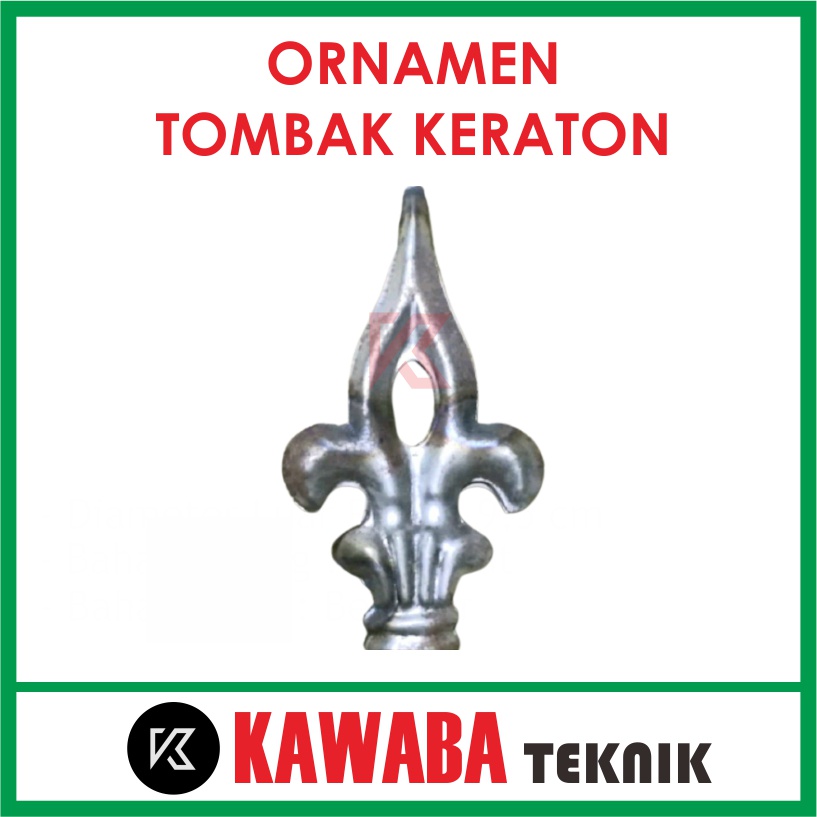 Jual Aksesoris Ornamen Pagar Tombak Besi Plat Model Kraton Tampilan 2 Muka Shopee Indonesia 7367