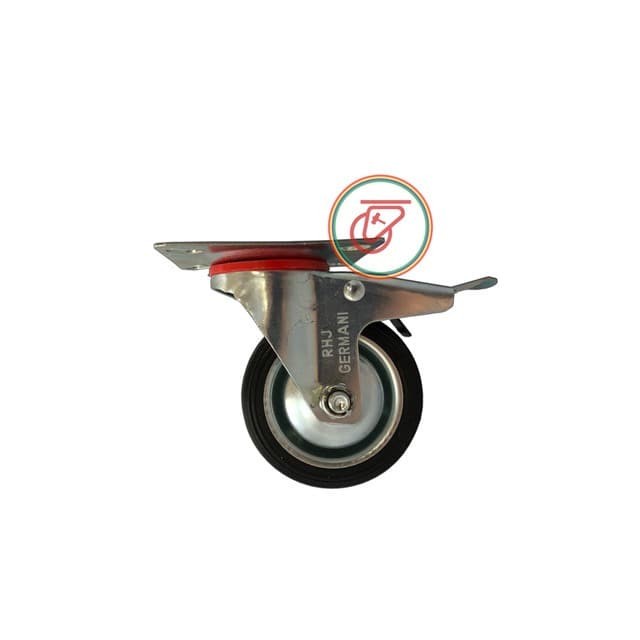 Jual Gt3B2 Roda Trolley Troli Rak 3 Inch Rem/ Roda Etalase Karet Lemari ...