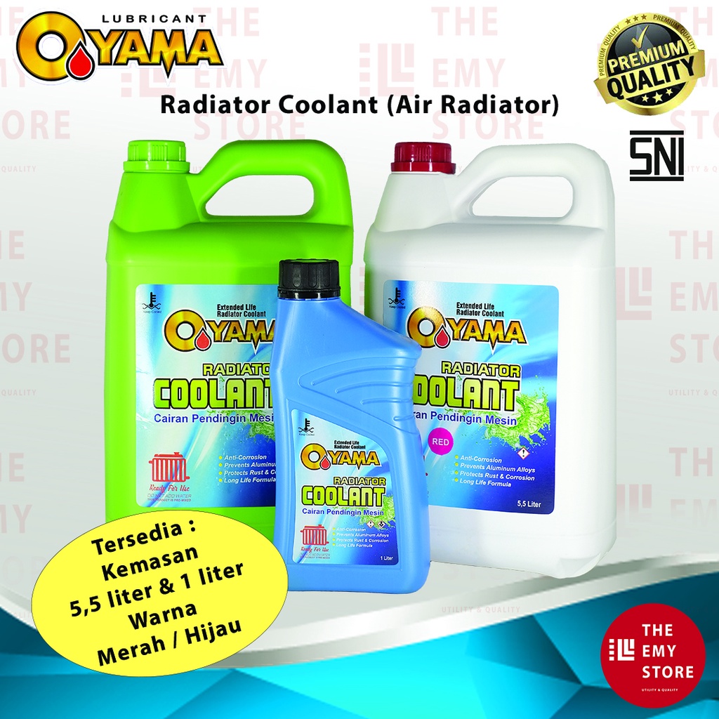 Jual OYAMA Radiator Coolant / Air Radiator 5,5 Liter (Gallon) | Shopee ...