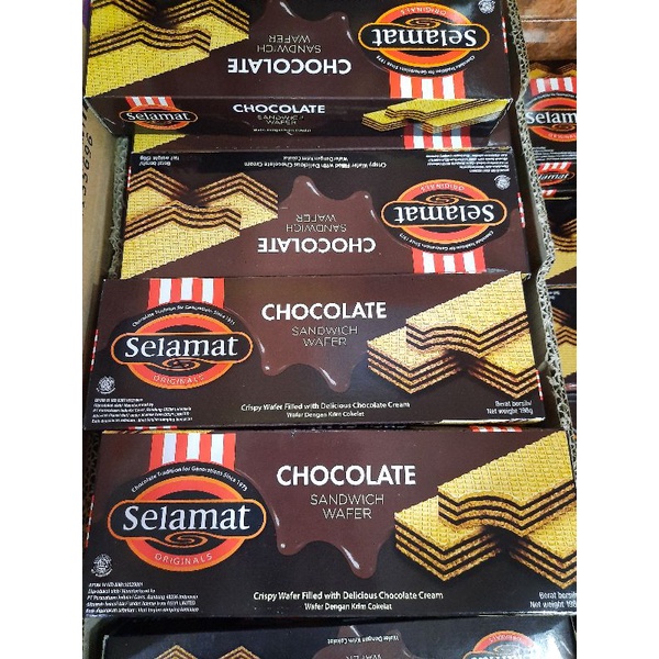 Jual Selamat Wafer Coklat 145gr Shopee Indonesia