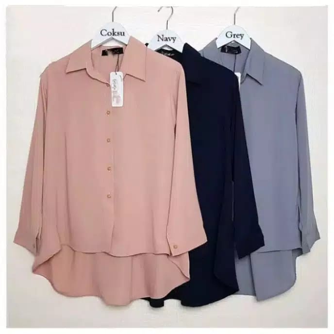 Jual NAGITA BLOUSE BAJU ATASAN FASHION MUSLIM WANITA LENGAN PANJANG