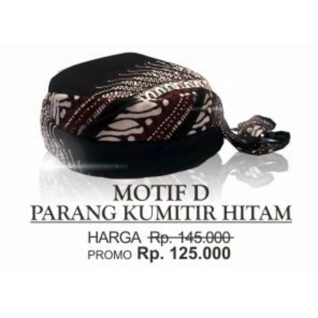 Jual Peci Batik Jogokariyan Parang Kumitir Cod Gratis Ongkir