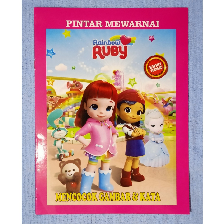 Jual Buku TK Dan PAUD Mewarnai Ruby Sambil Belajar Mencocok Gambar Dan ...