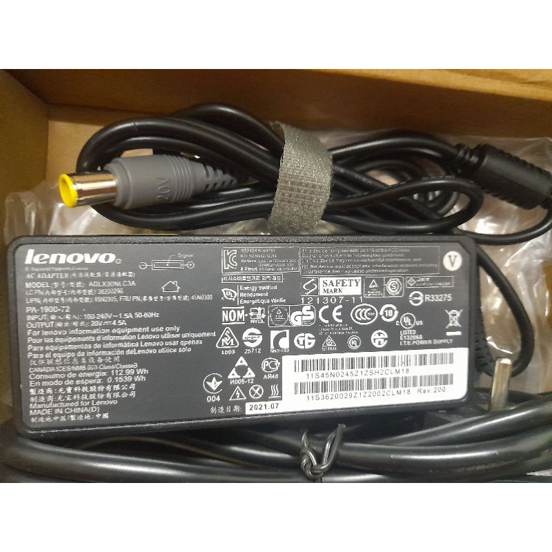 Ricambio Originale Lenovo Alimentatore 65W Per Lenovo ThinkPad - Foto 9