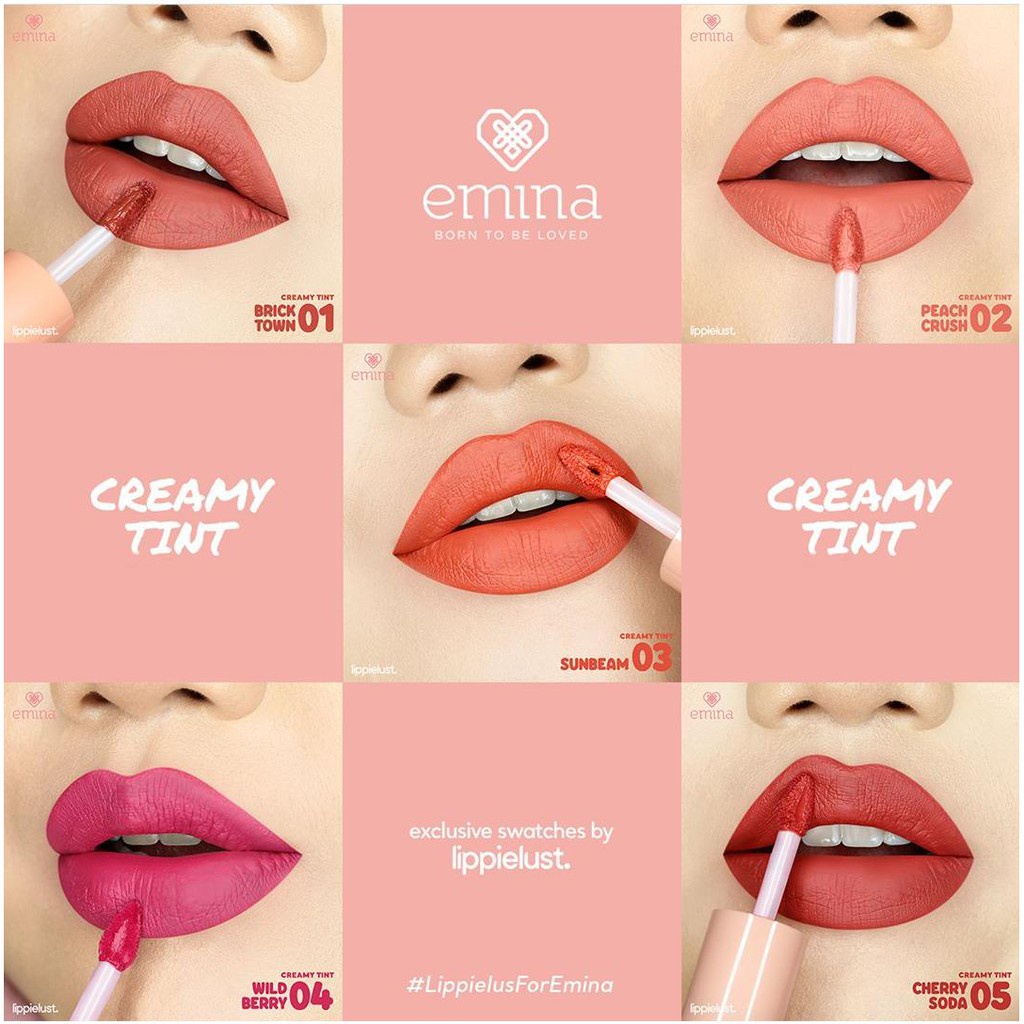 Jual Emina Creamytint 3.6 g Lip Tint Emina Creamy Lip Tint