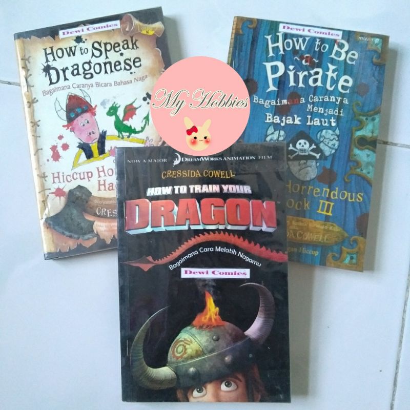 Jual novel how to train your dragon how to be pirate how to speak