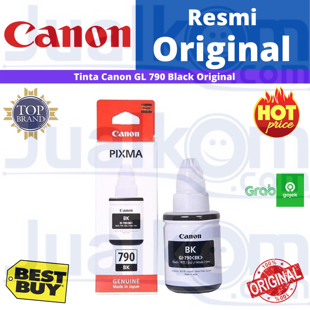 Jual Tinta Canon GL 790 Black Original | Shopee Indonesia