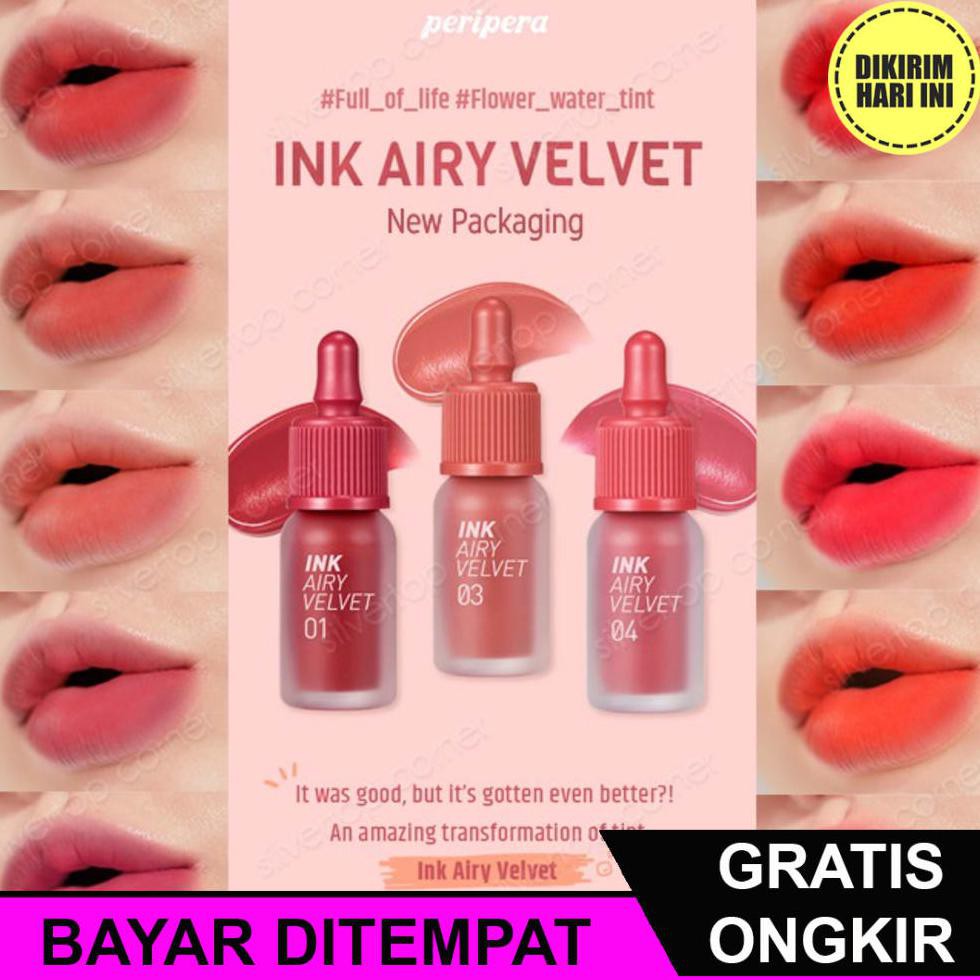 Jual (BAYAR DITEMPAT) JC1665 PERIPERA INK AIRY VELVET TINT NEW 100% ORI ...