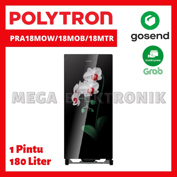 Jual Polytron PRA18MOW/18MOB/18MTR Kulkas Lemari Es 1 Pintu 180Liter ...