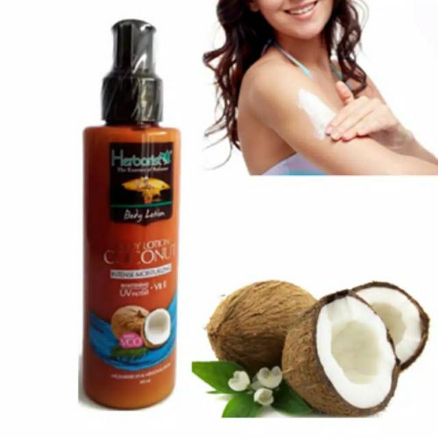 Jual Herborist Body Lotion Coconut 145 ml Shopee Indonesia