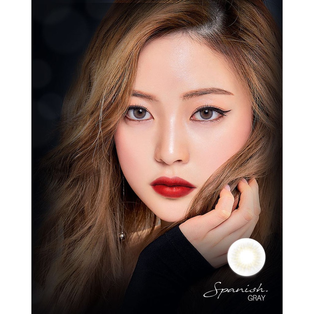 Jual Softlens OLens Princess Spanish Warna Gray Grey Brown Olive Green