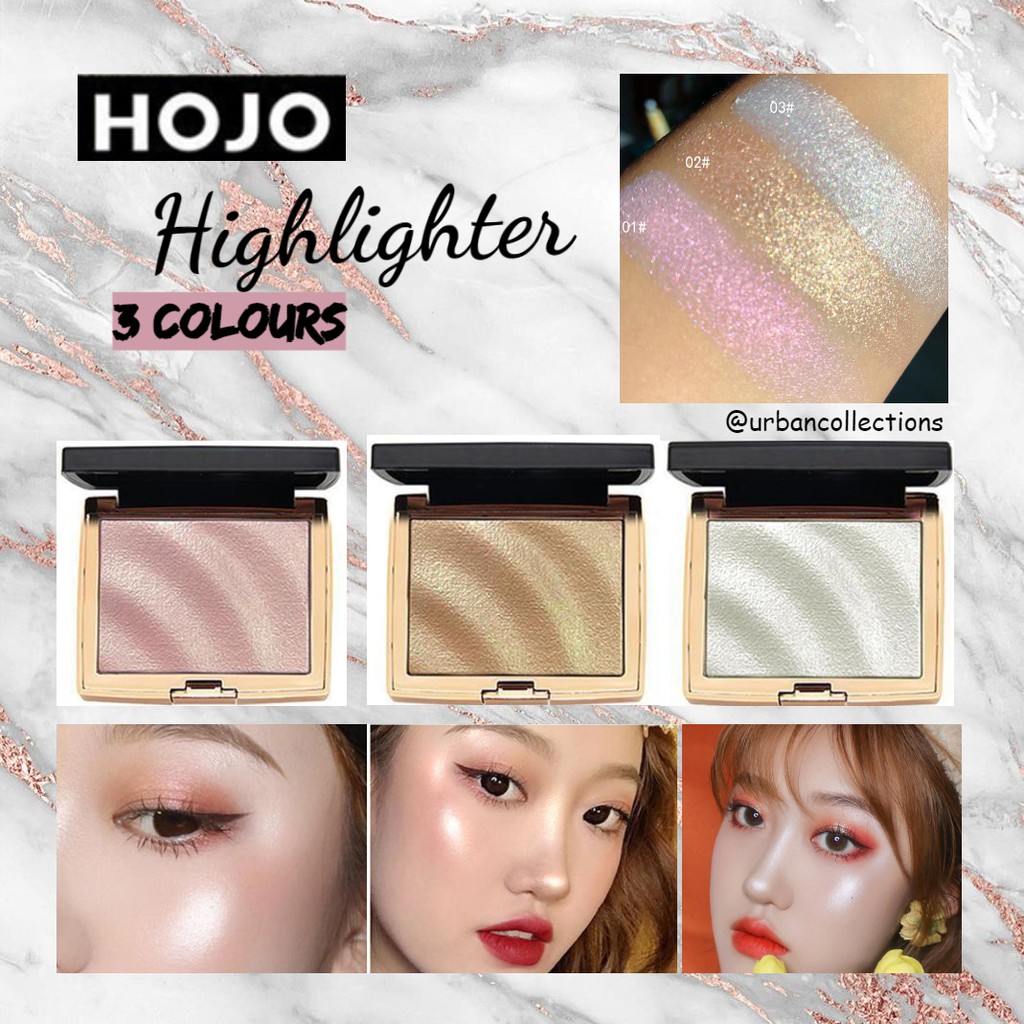 Jual HOJO Highlighter Pallette ORIGINAL Waterproof Glitter Highlighter