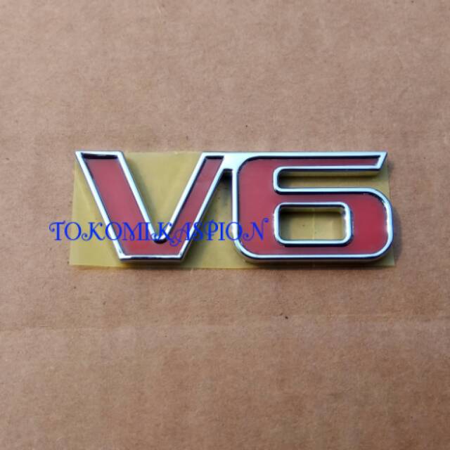 Emblema V6 Carattere Cromo Scrittura 3D Logo Auto Adesivo - Foto 8