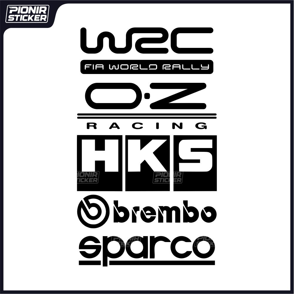 Jual Stiker Sponsor Cutting Sticker Seponsor Mobil Racing sport ...