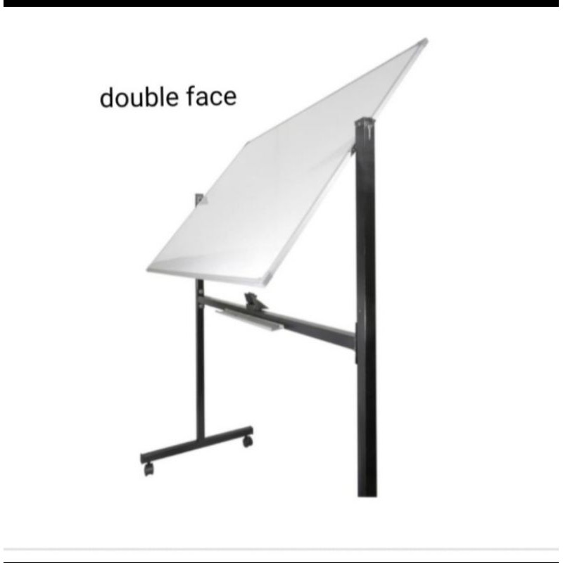 Jual Whiteboard Standing Double Face 90x120 Shopee Indonesia