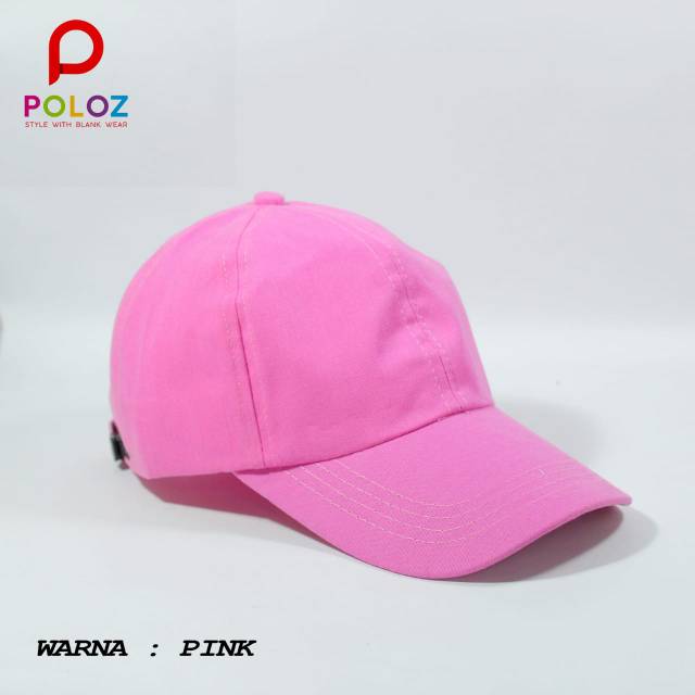 Topi pink outlet polos