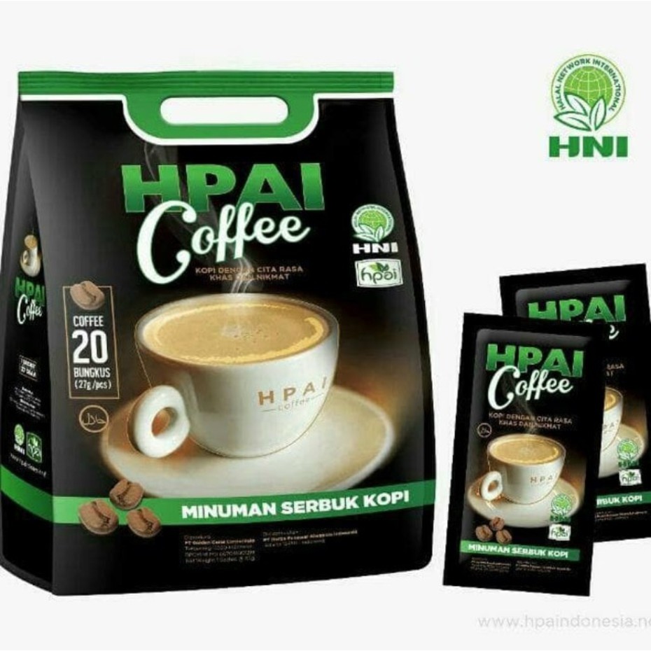 Jual Kopi Sehat Health Coffee Herbal HNI HPAI Coffee isi 20 Sachets