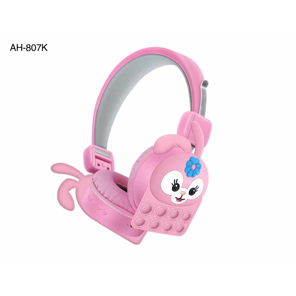 Jual HEADPHONE BLUETOOTH KARAKTER HELLOKITTY / LILO STICH /KUMBANG AH ...