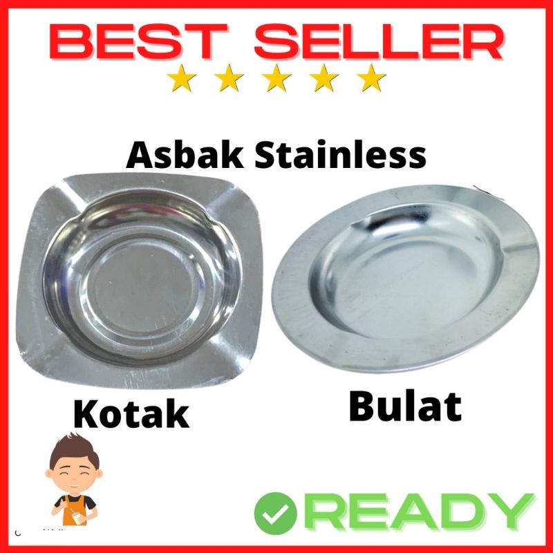 Jual Asbak Rokok Stainless Steel Asbak Seng Shopee Indonesia