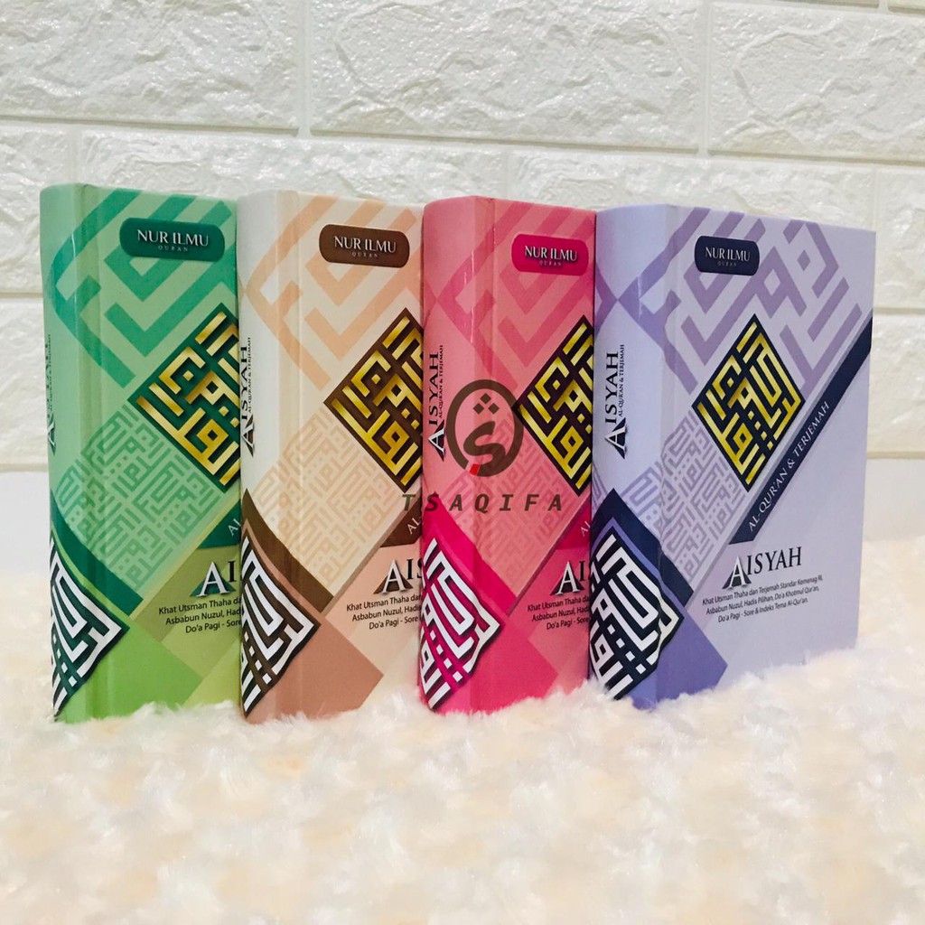 Jual Al Quran Terjemah SAKU KECIL AISYAH MILENIAL A6 HC Al Mubarok A6 ...