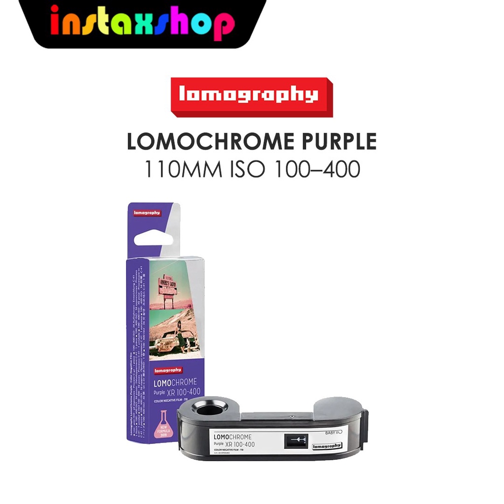 2 Pellicole Lomography LomoChrome Viola XR 100-400 ISO Per Fotocamere 110 – Colori Psichedelici - Foto 2