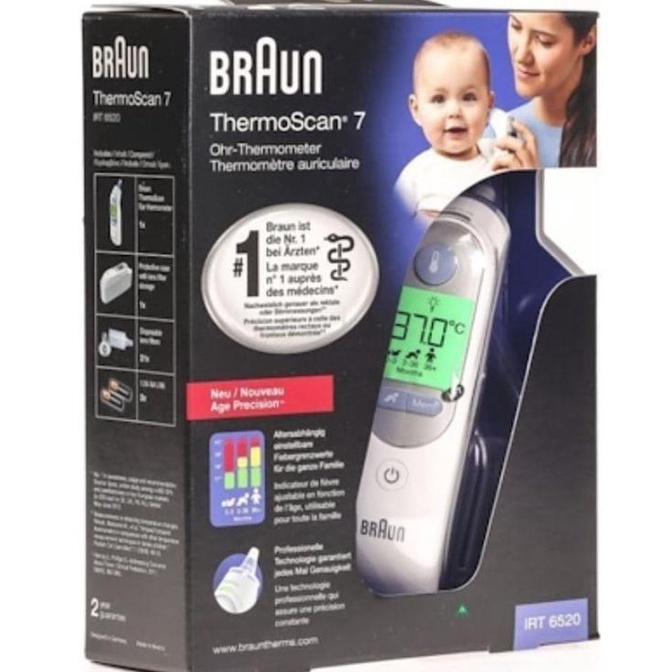 Jual BRAUN Thermoscan 7 Baby Ear Thermometer Termometer Bayi Telinga Shopee Indonesia