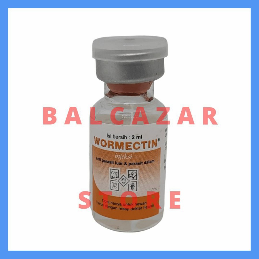 Jual WORMECTIN Obat Scabies Suntik Injeksi Kutu Jamur Kucing Kelinci ...