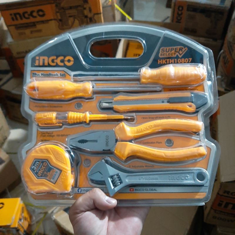 Jual Toolset Pcs Ingco Ss Tang Obeng Toolkit Set Kunci Set Lengkap