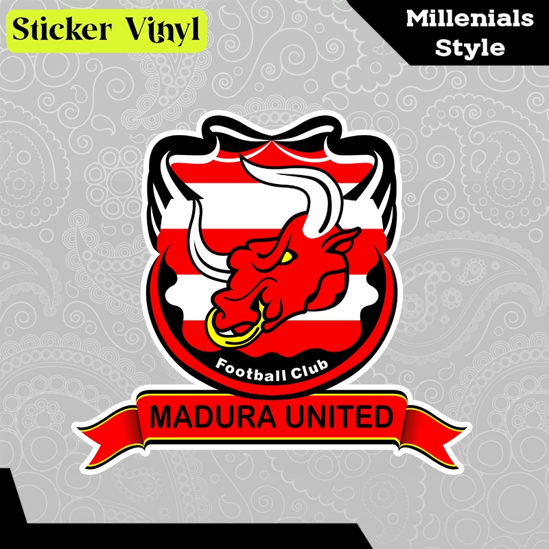 Jual Stiker Sticker Madura United Klub Sepakbola Liga Indonesia Madura