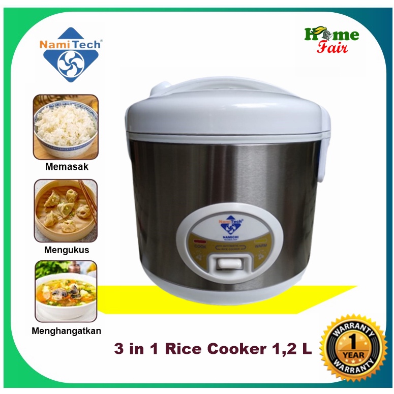 Jual Rice Cooker 3 in 1 Namitech 1,2 Liter | Shopee Indonesia