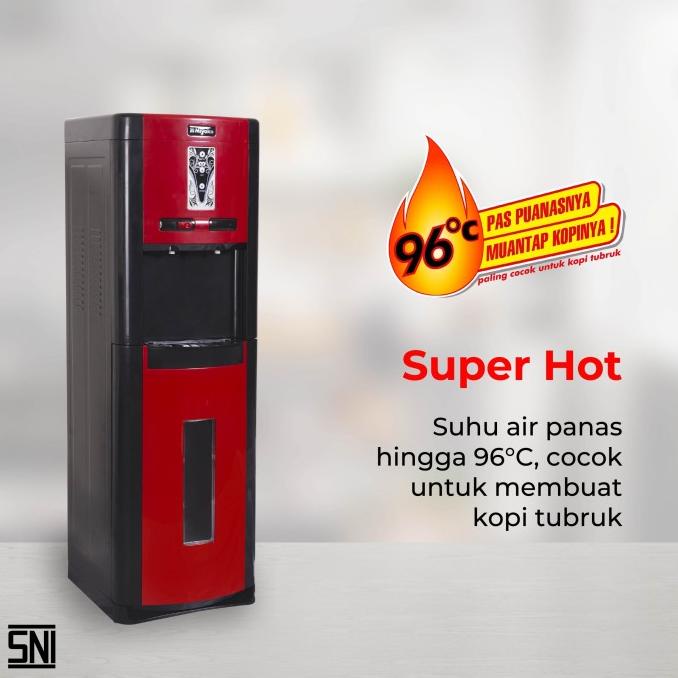 Jual Dispenser Miyako Wdp 200h Galon Bawah Super Hot And Normal Blessdom Shopee Indonesia 6106