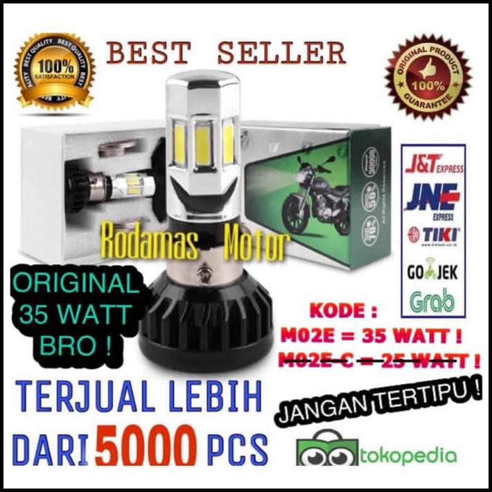 Jual Lampu Motor Led Mata Rtd Original Led Titik Led Sisi Putih Enam Sisi Shopee Indonesia