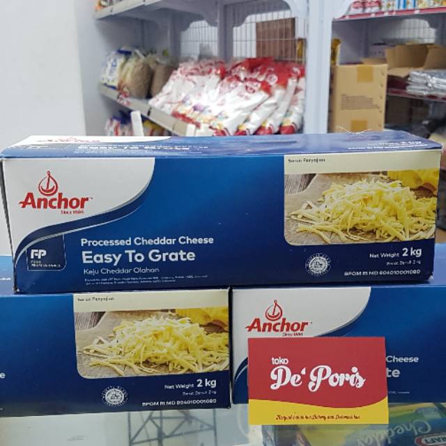Jual Anchor Cheddar 2kg Easy to Grade | Shopee Indonesia
