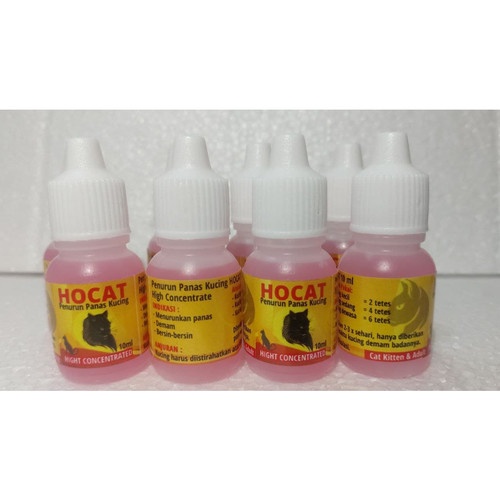 Jual MINIPETS Hocat 10 ml Obat Penurun Demam Panas Pada Kucing | Shopee ...