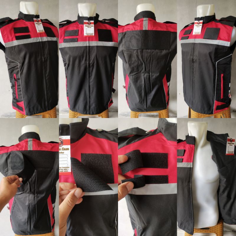 Jual rompi motor rompi komunitas rompi touring taslan | Shopee Indonesia
