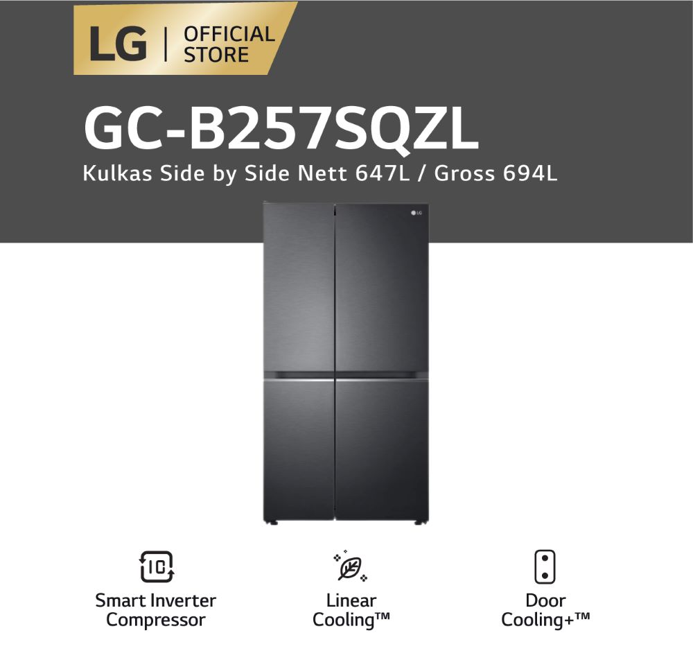 Jual Lg Kulkas Side By Side L L Smart Inverter Compressor