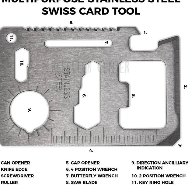 Jual Super Viral Survival Kit 11 in 1 Multifunctional First Aid SOS ...