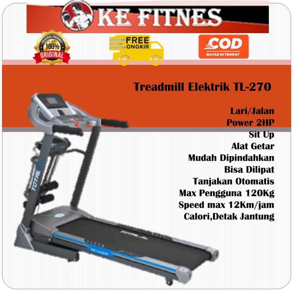 Alat fitnes lari ditempat hotsell