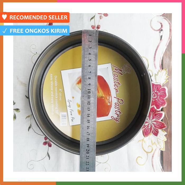 Jual LOYANG KUE TEFLON ANTI LENGKET SPRING FORM 20 CM | Shopee Indonesia