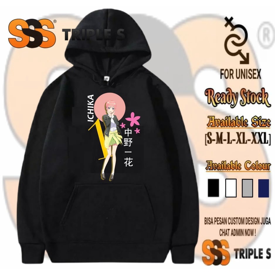 Jual HOODIE JUMPER ANIME JEPANG THE QUINTESSENTIAL QUINTUPLETS HOODIE ...