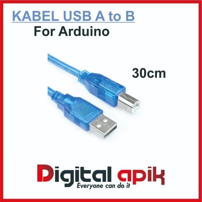 Jual Kabel USB Arduino Uno R3 A to B MEGA 30 cm Printer / UNO | Shopee ...