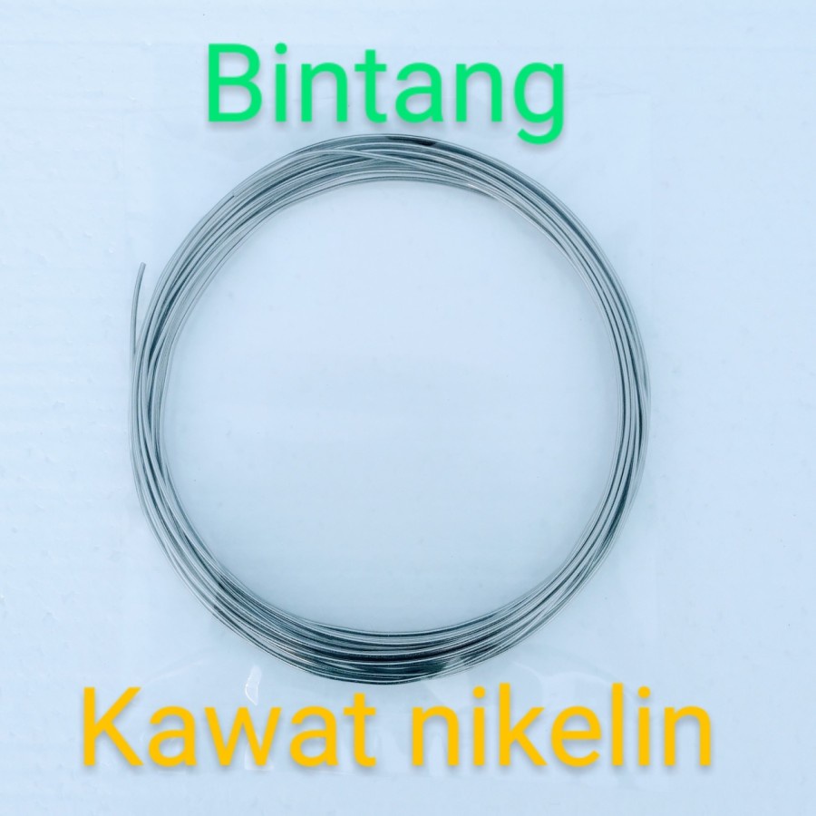 Jual kawat nikelin niklin 0.30 mm jual per meter kawat pemanas | Shopee ...